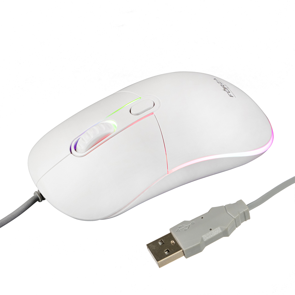 Компьютерная мышь проводная FORZA Lumy, 800/1200/1600/2400 DPI, подсветка, арт.№ 405-038