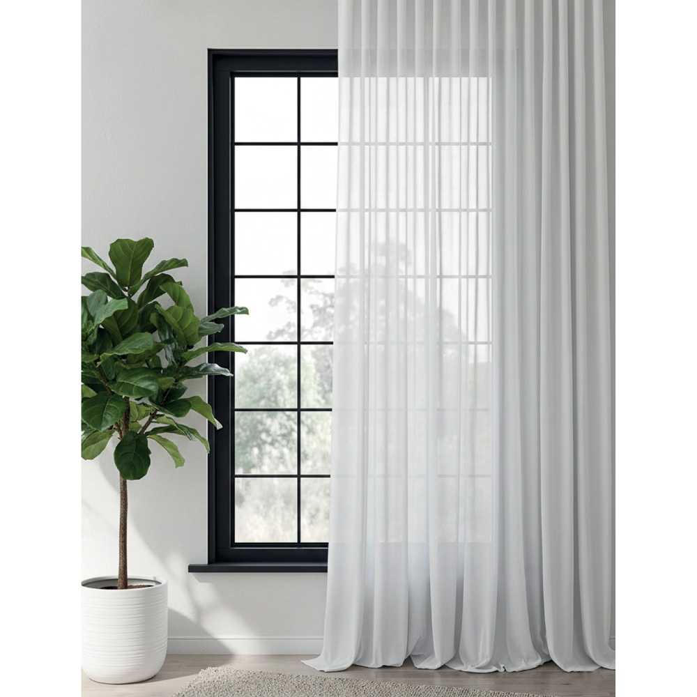 Штора-вуаль тм PROVANCE Basic, 260х290см, 100% полиэстер, 2 цвета, арт.№ 497-109