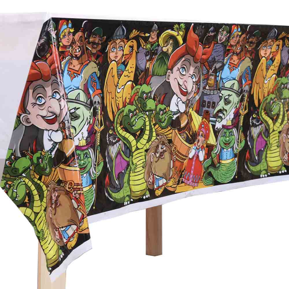 BY Сказки Скатерть праздничная, 180х108см, полиэтилен, 30мкм, арт.№ 530-233