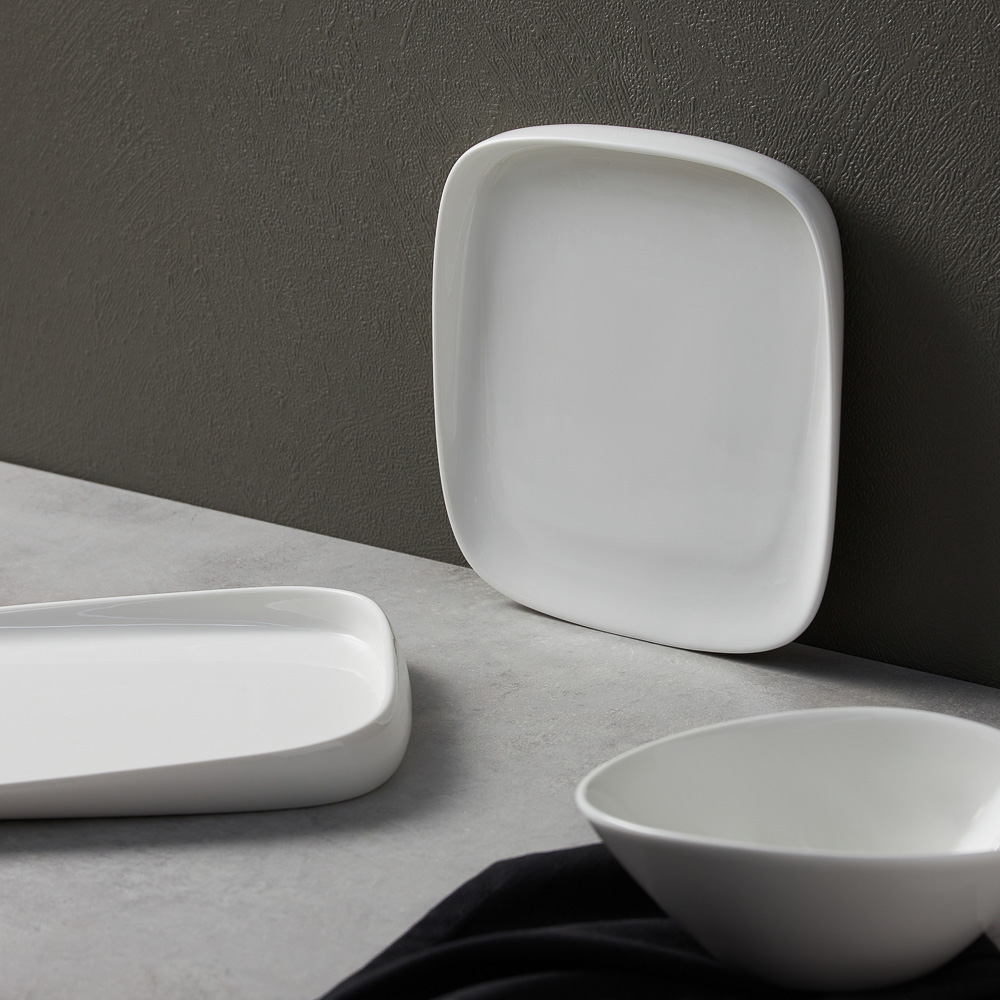 Ivlev Chef Элеганс Блюдо квадратное, 20х19,5х2,5см, фарфор, арт.№ 824-558