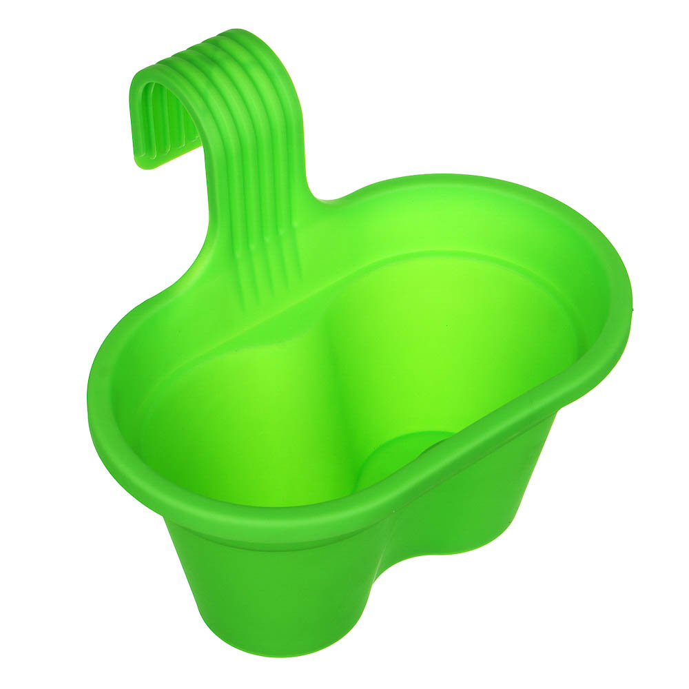 INBLOOM Кашпо подвесное 2 ячейки, 31х26х26см, PP, арт.№ 164-006