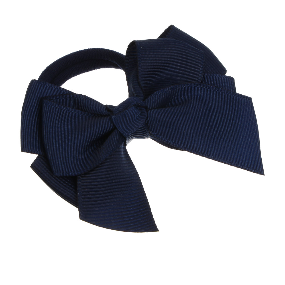 Бант двойной на резинке ЮНИLOOK 7 см, 3 цвета, текстиль, арт.№ 322-318