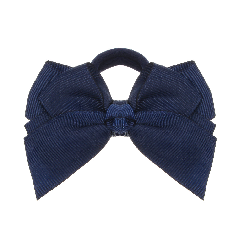 Бант двойной на резинке ЮНИLOOK 7 см, 3 цвета, текстиль, арт.№ 322-318