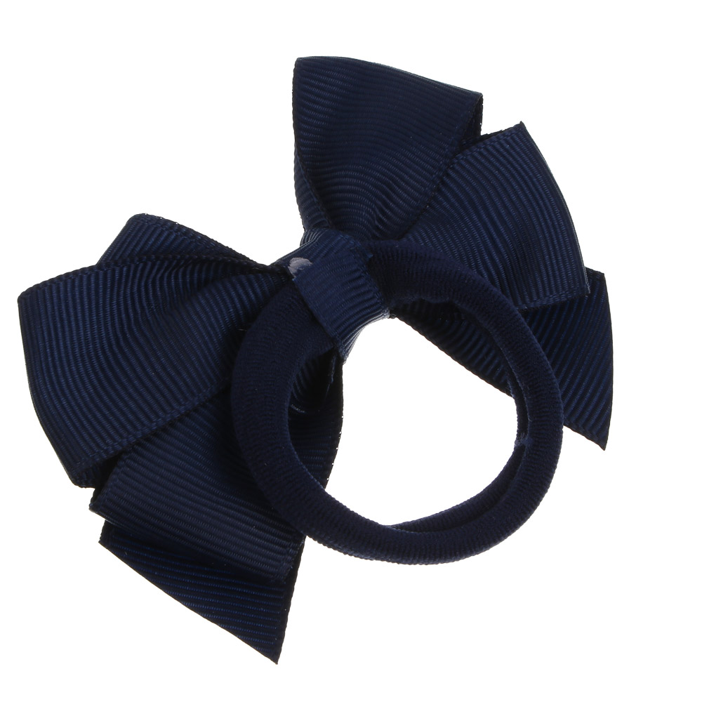 Бант двойной на резинке ЮНИLOOK 7 см, 3 цвета, текстиль, арт.№ 322-318