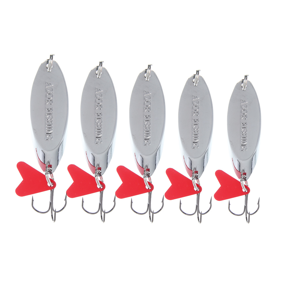 Блесна колеблющаяся тм AZOR FISHING, тип Кастмастер, цвет серебро, 7,10,14,18,21,25гр, 6 видов, арт.№ 145-161
