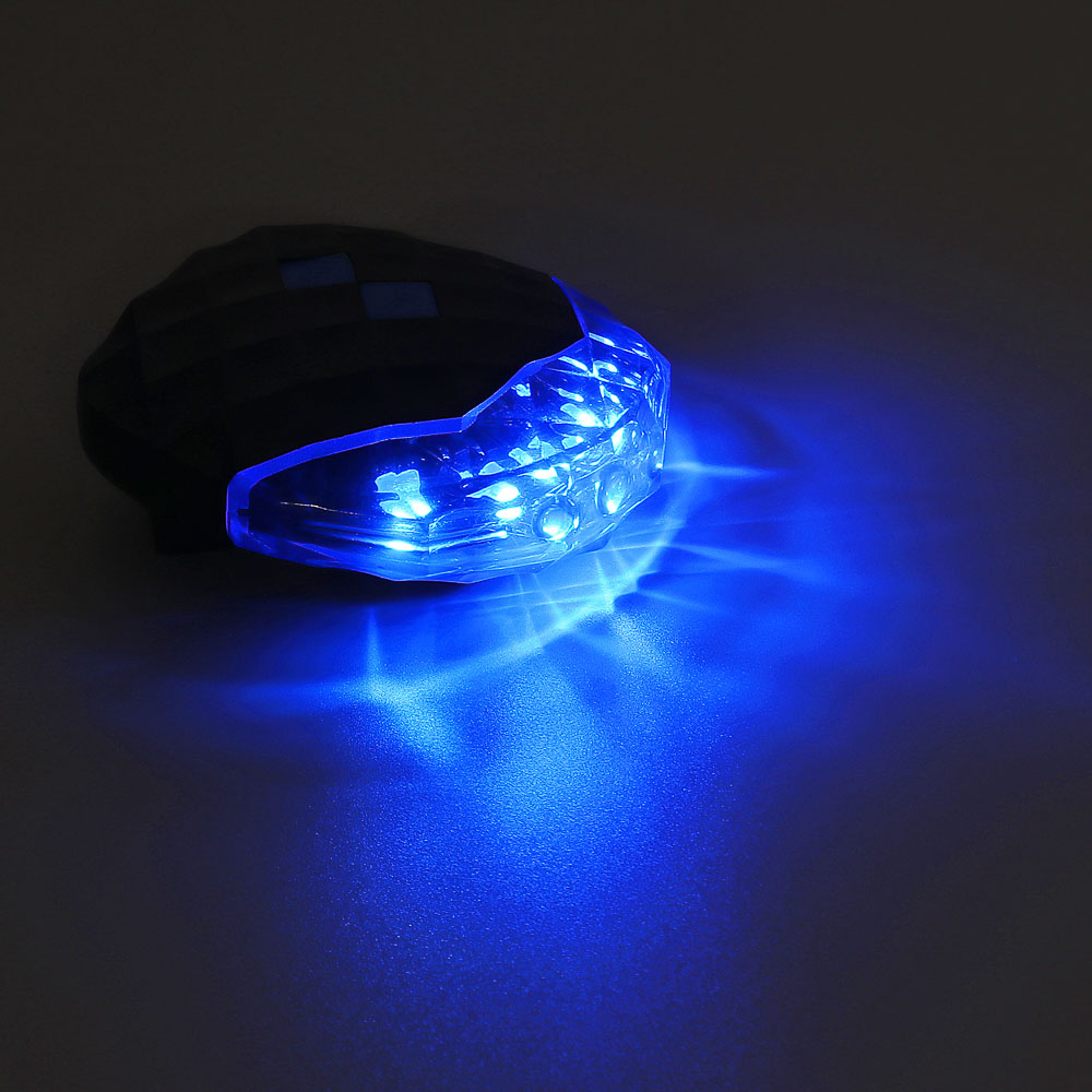 SILAPRO Фонарь велосипедный 8х8см, 5LED, 7 реж., 2хААА; 2 диода 2 реж., пластик, арт.№ 195-105