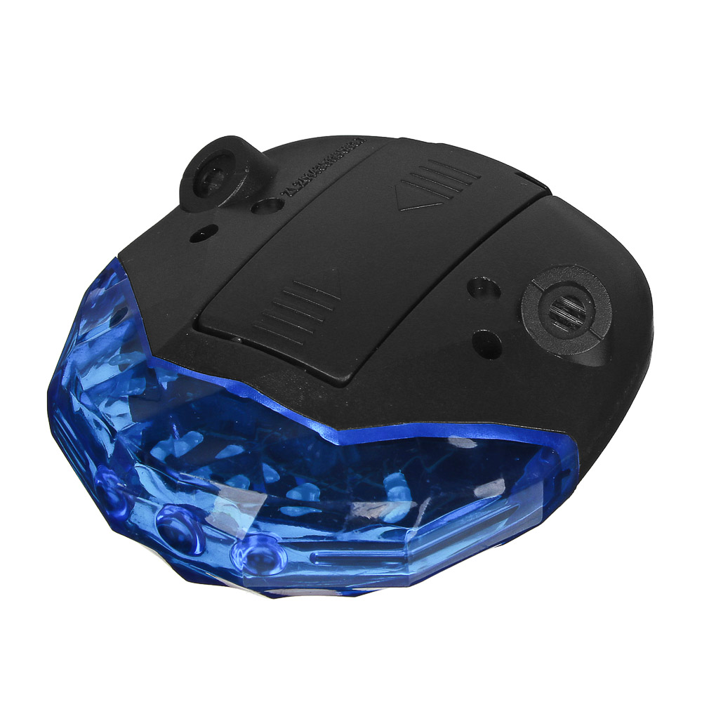 SILAPRO Фонарь велосипедный 8х8см, 5LED, 7 реж., 2хААА; 2 диода 2 реж., пластик, арт.№ 195-105