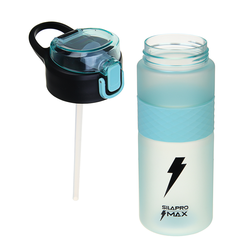 SILAPRO MAX Бутылка спортивная с замком, EGGSHELL BLUE, 700мл, PC, арт.№ 088-034