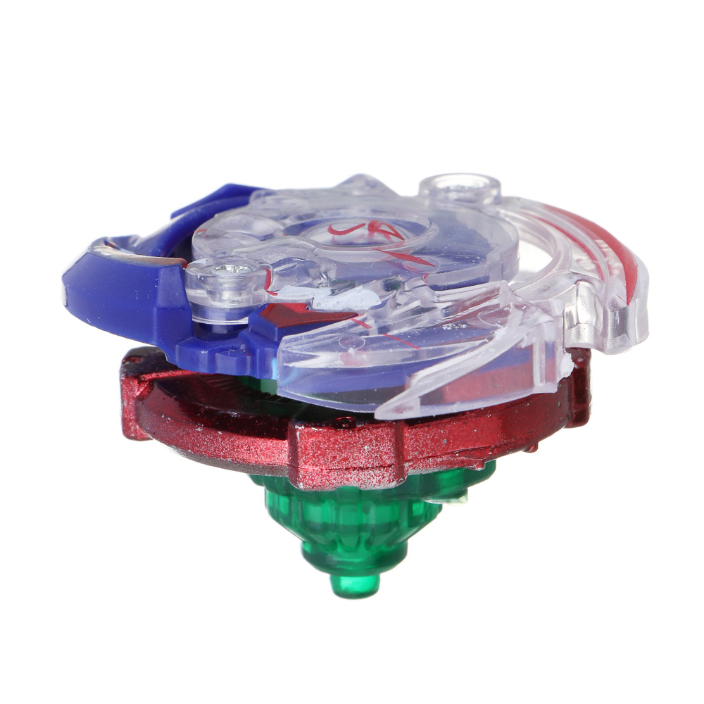 ИГРОЛЕНД Набор боевых волчков со стартером, 6 пр., ABS, металл, 19х16х4,7см, 12 дизайнов, арт.№ 214-023