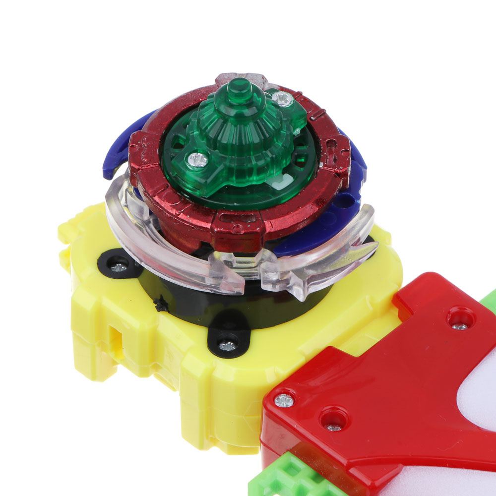 ИГРОЛЕНД Набор боевых волчков со стартером, 6 пр., ABS, металл, 19х16х4,7см, 12 дизайнов, арт.№ 214-023