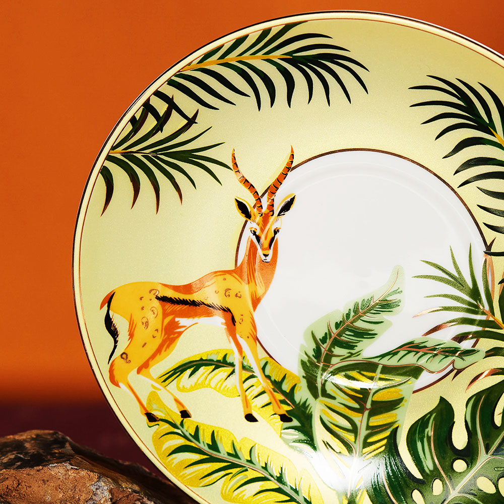 MILLIMI Тропики Набор чайный 12 пр., 260мл, 15см, костяной фарфор, арт.№ 802-141