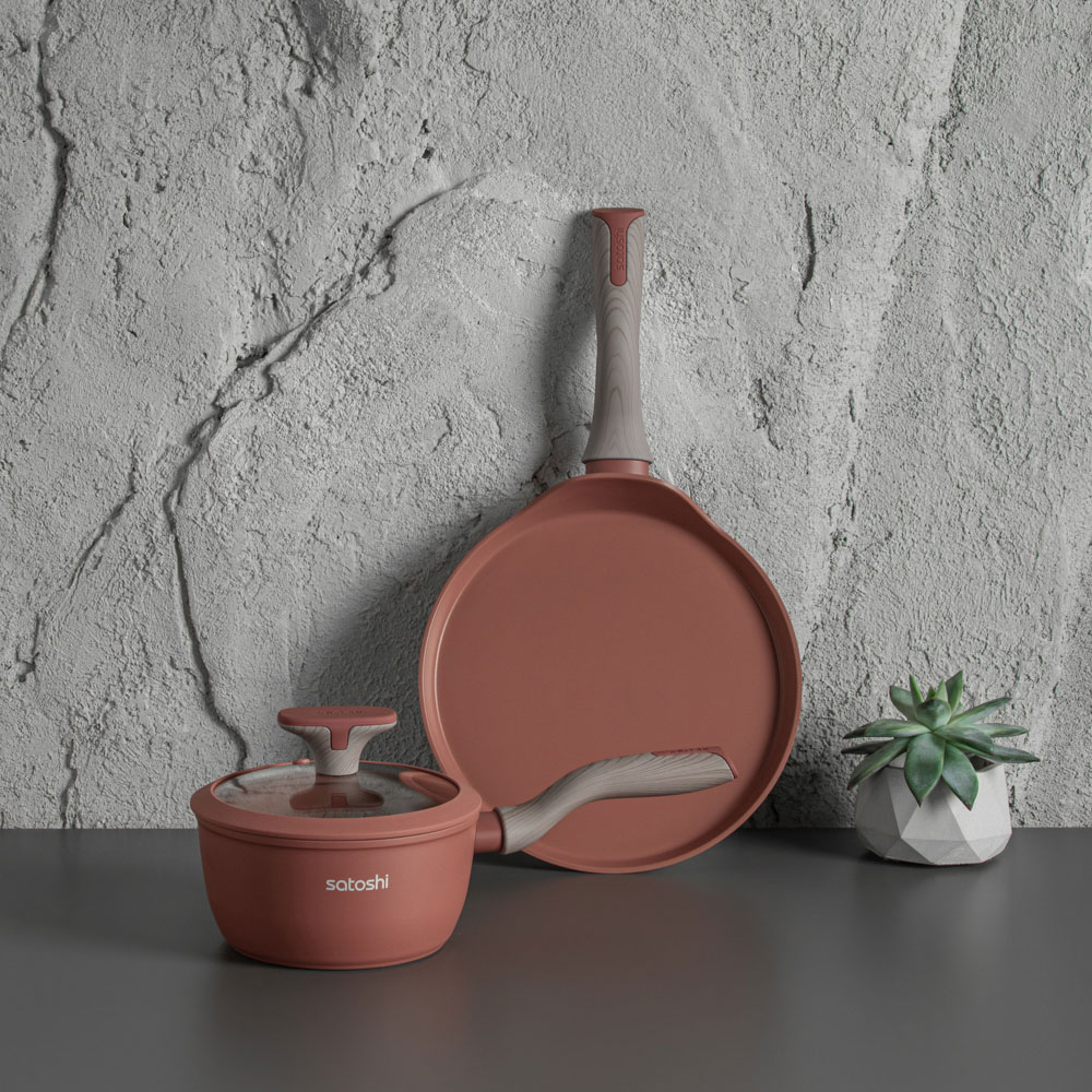 SATOSHI Комбелло Сковорода литая блинная d24см, антипригарное покрытие, индукция, арт.№ 846-021