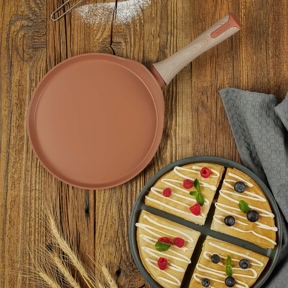 SATOSHI Комбелло Сковорода литая блинная d24см, антипригарное покрытие, индукция, арт.№ 846-021