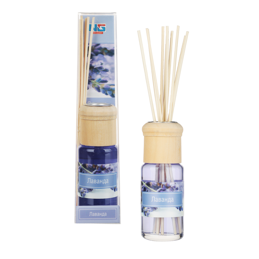NEW GALAXY Ароматизатор диффузор с палочками, 35мл, Лаванда, арт.№ 778-006
