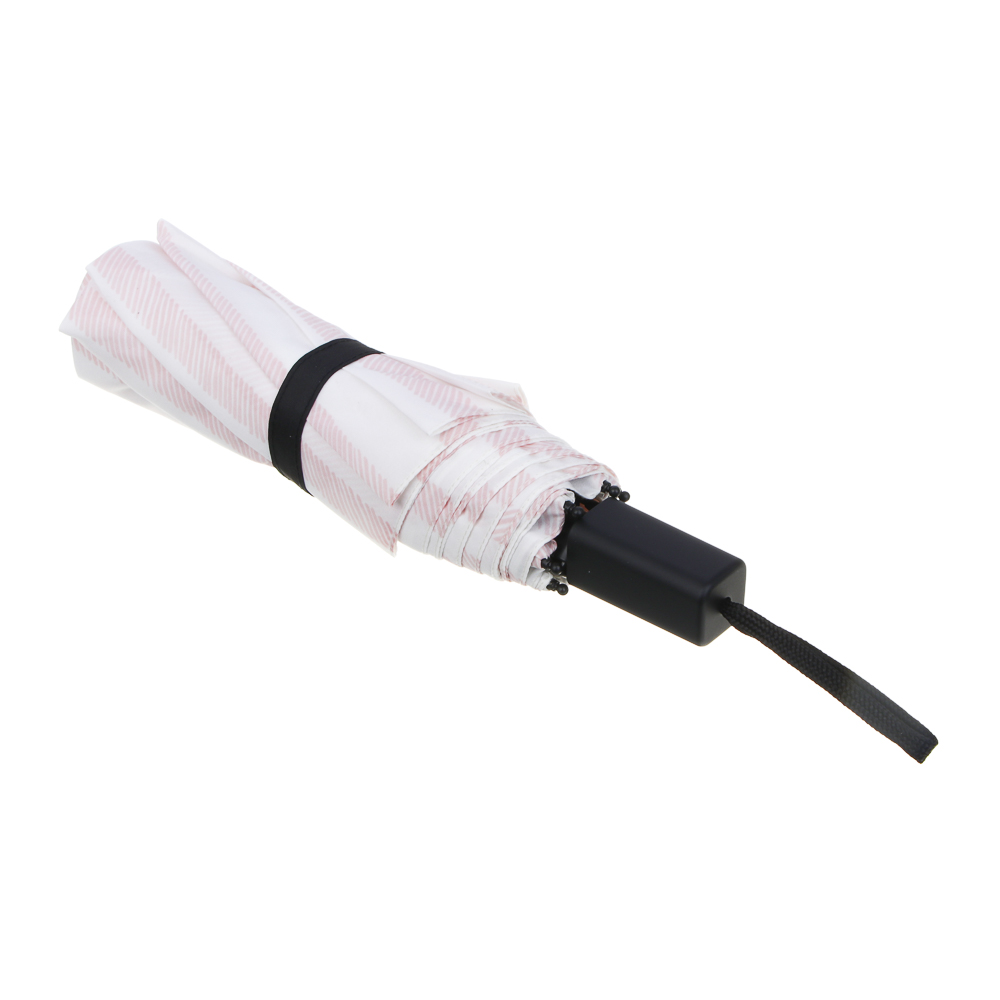 Зонт компакт, механика, металл, пластик, эпонж, d96см, 8 спиц, цвета в ассортименте, арт.№ 302-398