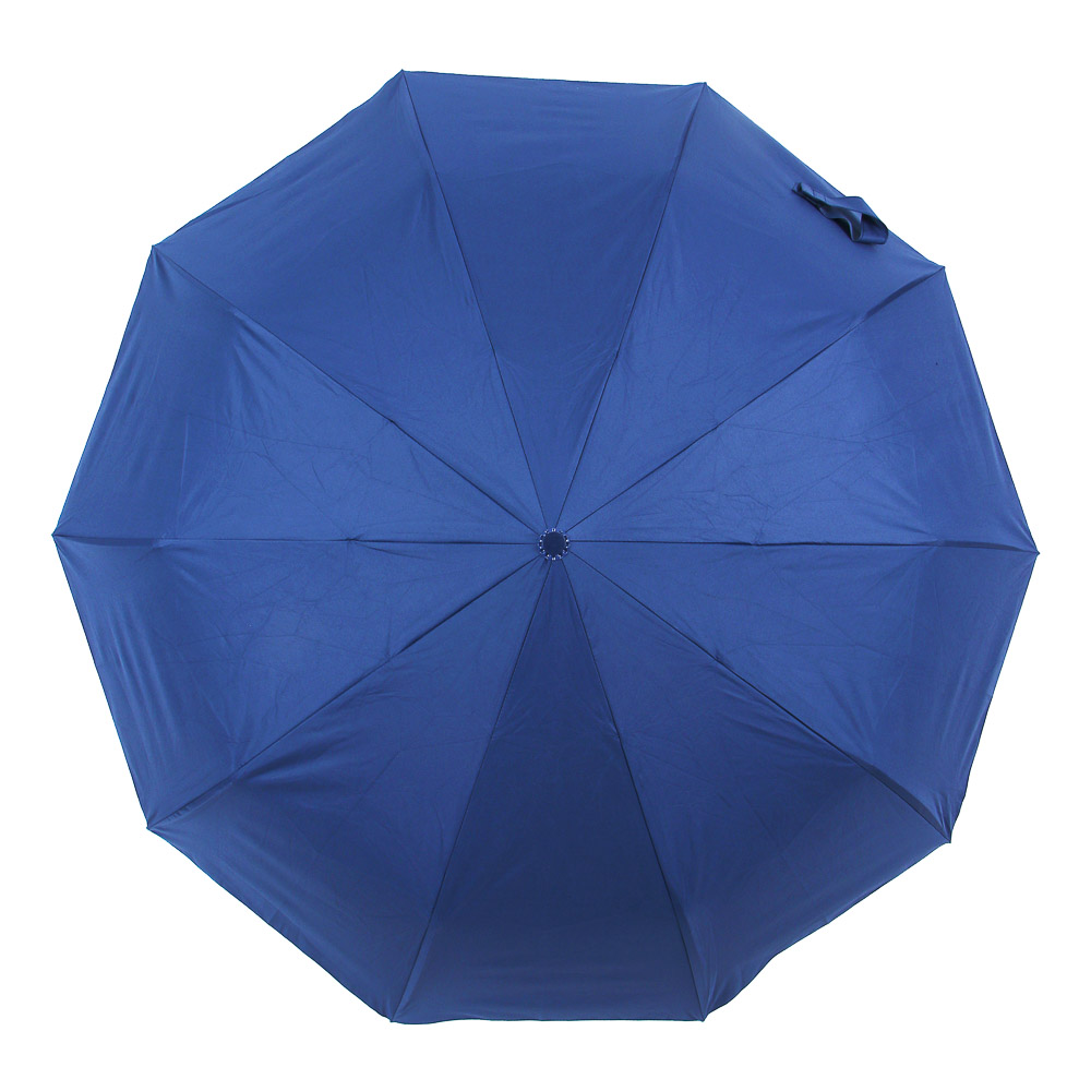 Зонт автомат, усиленный, ручка-карабин, стекловолокно, металл, пластик, ПЭ, винил, d103см, 10 спиц, арт.№ 302-399