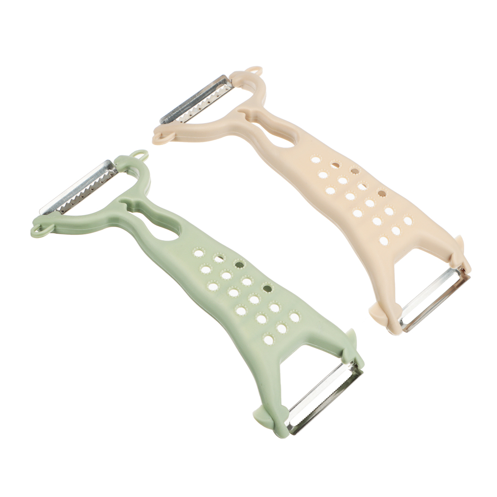 SATOSHI Набор многофункциональных овощечисток 2пр, 5в1, нерж сталь, арт.№ 882-523