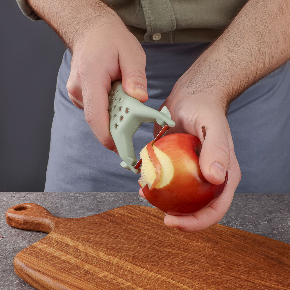 SATOSHI Набор многофункциональных овощечисток 2пр, 5в1, нерж сталь, арт.№ 882-523