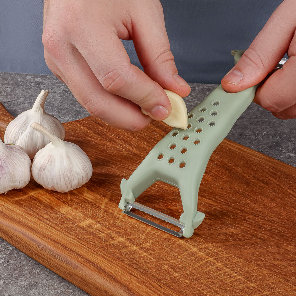 SATOSHI Набор многофункциональных овощечисток 2пр, 5в1, нерж сталь, арт.№ 882-523