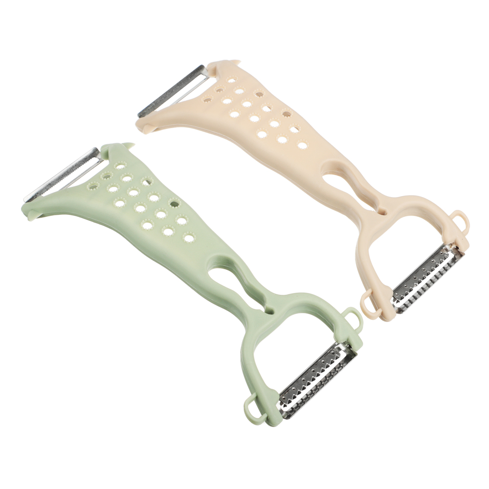 SATOSHI Набор многофункциональных овощечисток 2пр, 5в1, нерж сталь, арт.№ 882-523