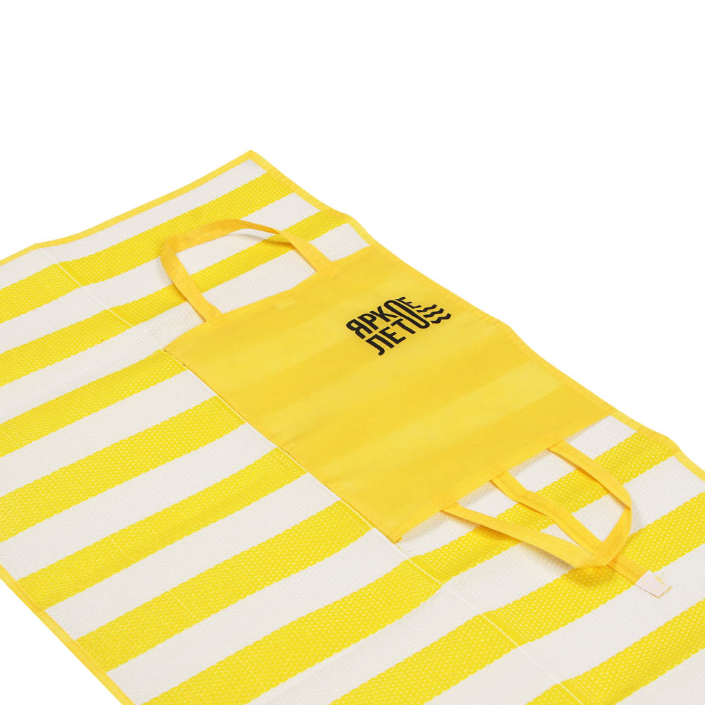 Коврик пляжный с ручками для переноски тм ЯРКОЕ ЛЕТО, PP, 60х170см, арт.№ 119-040