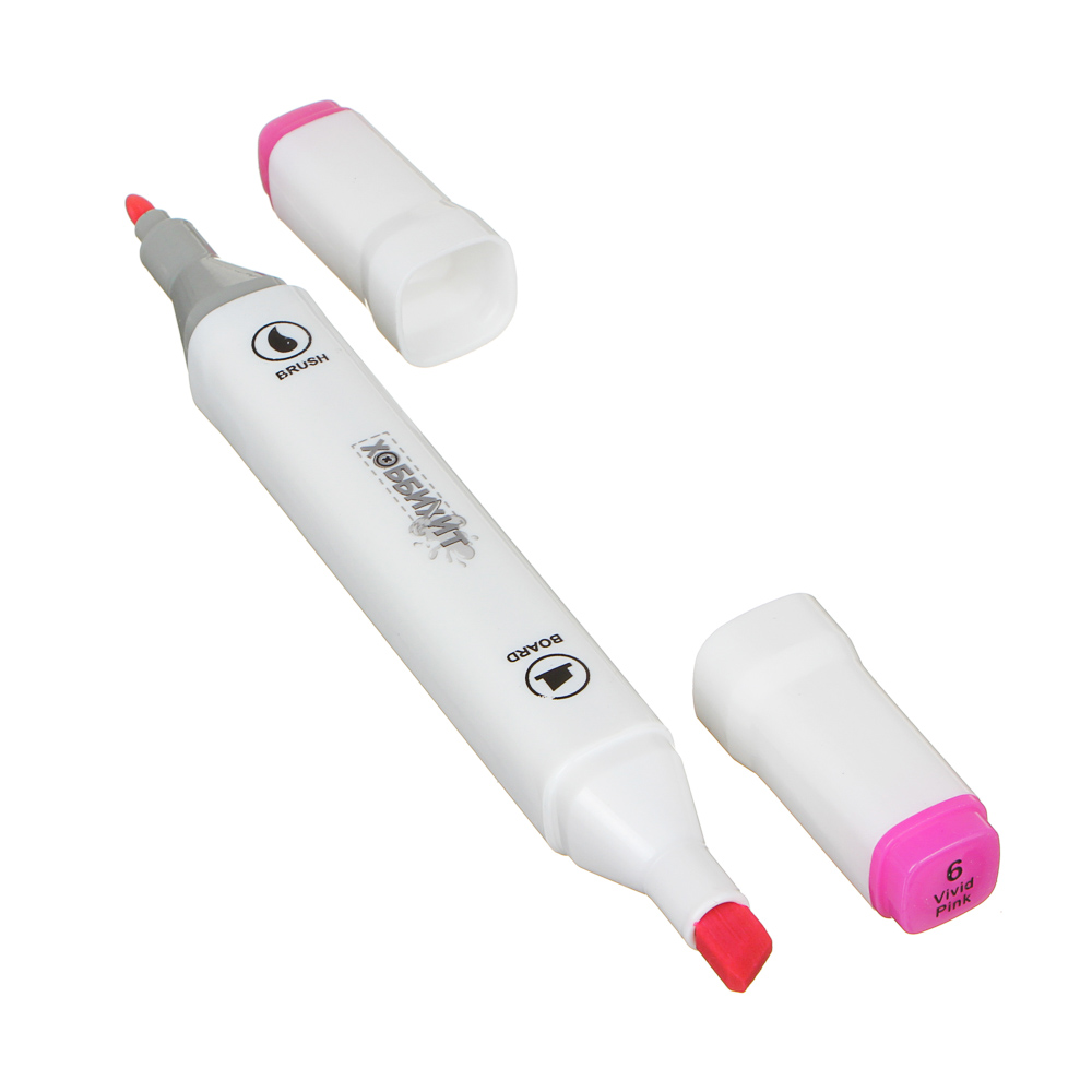 ХОББИХИТ Набор маркеров для скетчинга, пластик, 8,2х17х6,5см, 12 цветов, арт.№ 284-243