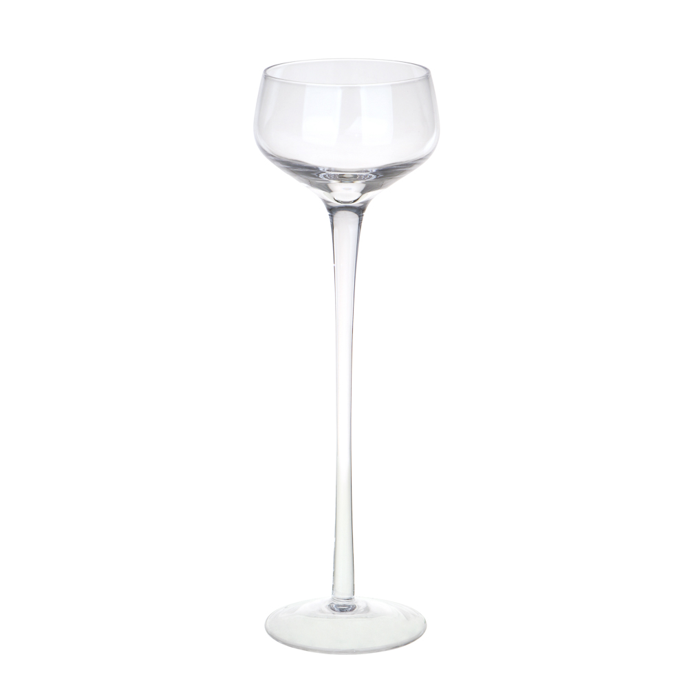 Набор из 3-х подсвечников, 20см, 23см, 26см, стекло, арт.74, арт.№ 477-219