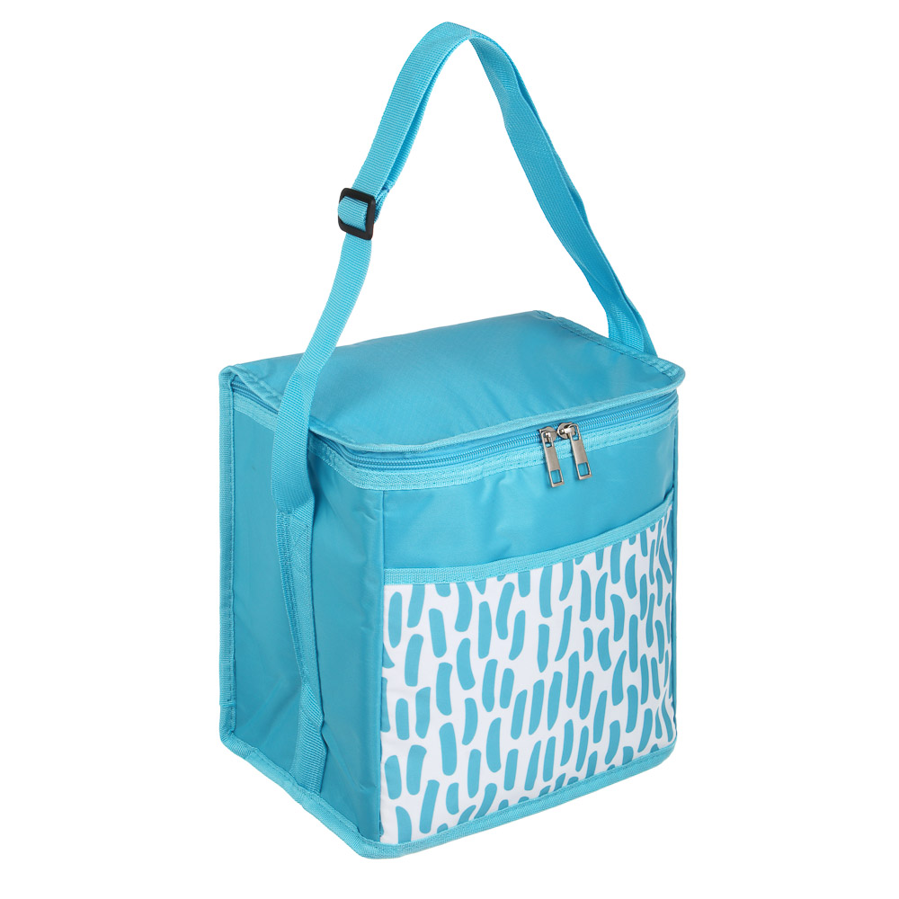 Термосумка, тм ЯРКОЕ ЛЕТО, 9 л, 420D оксфорд, фольга, 23х16х25 см, арт.№ 118-061