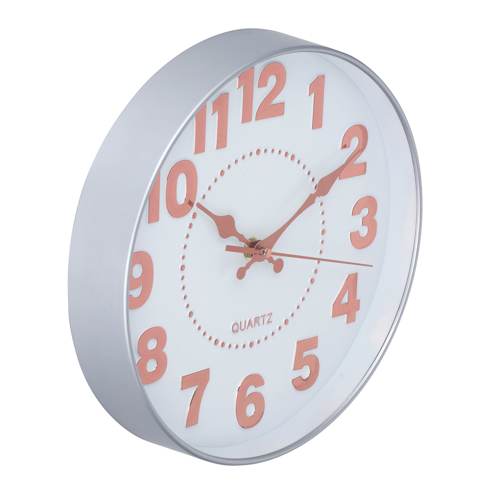 LADECOR CHRONO Часы настенные круглые, пластик, d26 см, 1xAA, арт.06-44, арт.№ 581-332
