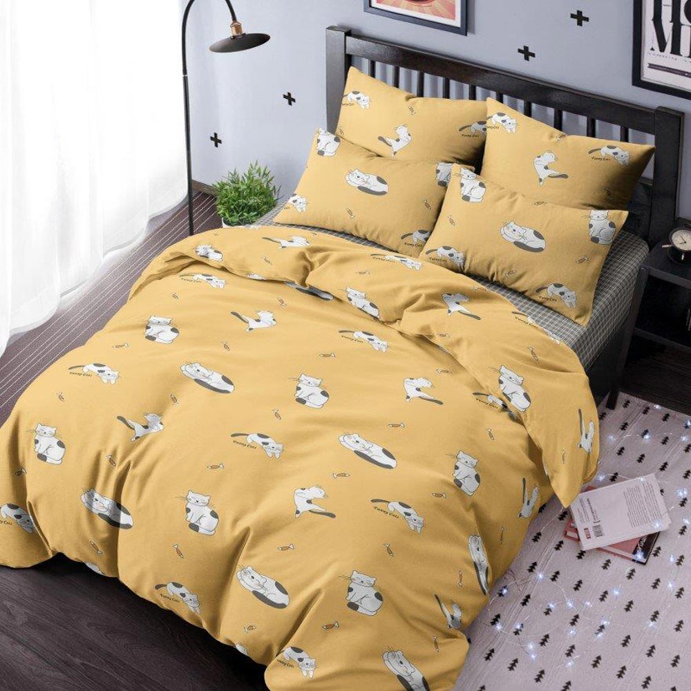 PROVANCE Комплект постельного белья 1,5 (4 пр.), бязь 125гр/м, 100% хлопок, 3 дизайна, арт.№ 421-279