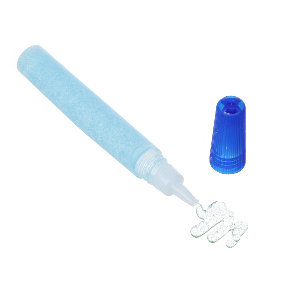 Гель-декор с блестками 6цв.классика+ 6цв. неон по 10мл. в пласт.кейсе, арт.№ 284-075