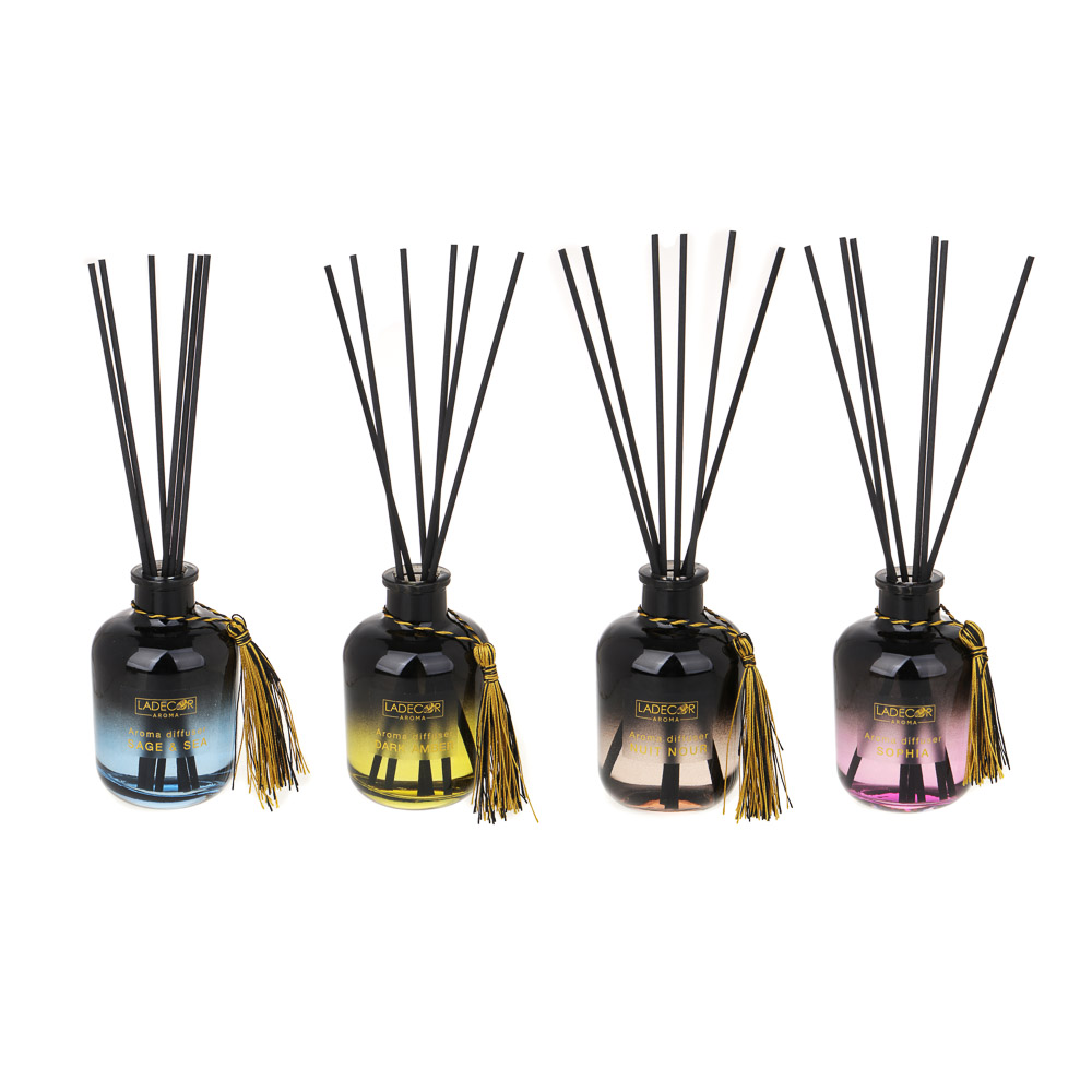 LADECOR Аромадиффузор 150 мл(Dark amber/Nuit Nour/Sage&Sea/Sophia), арт.№ 412-201