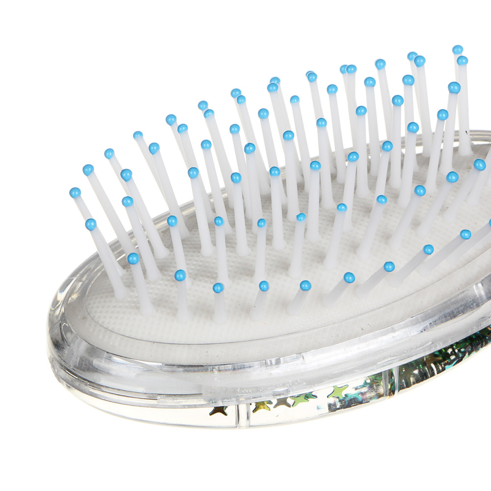 ЮНИLOOK Расческа массажная Мини, пластик, 18х5см, 4 дизайна, арт.№ 319-151