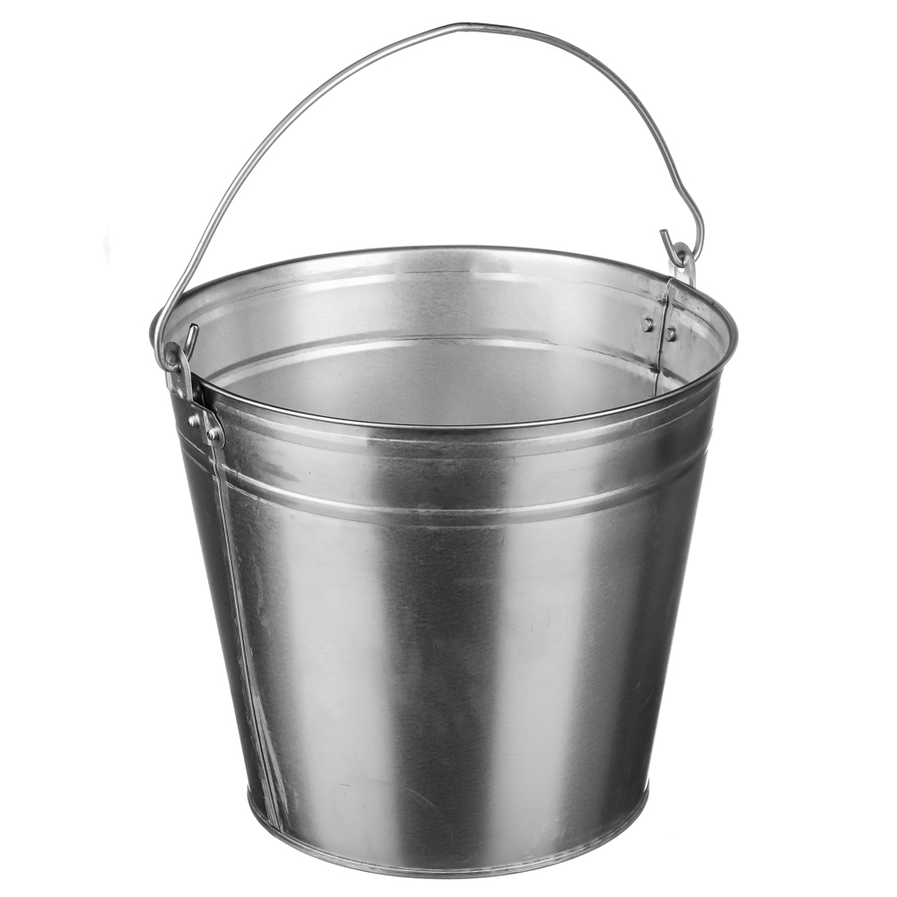 Ведро оцинкованное 12л хозяйственное, 0,4мм, арт.№ 408-146