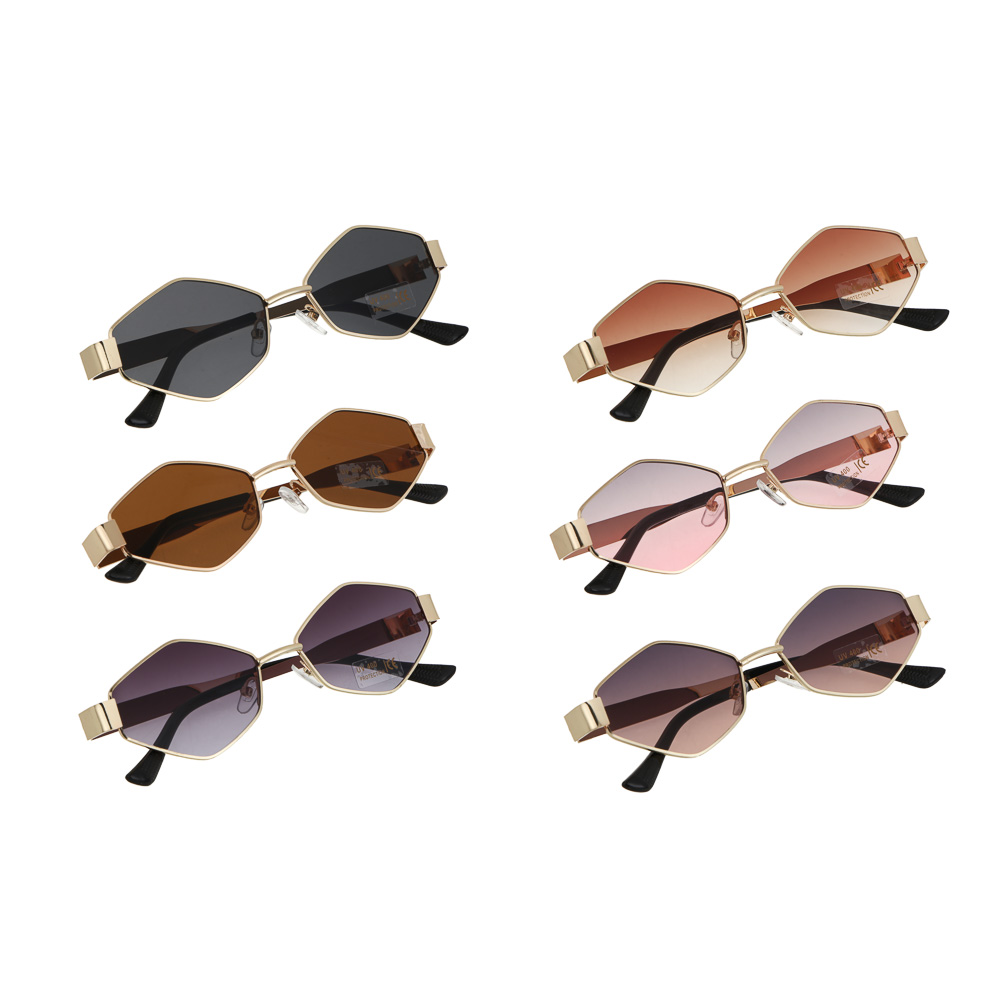 Очки солнцезащитные, тм GALANTE, с защитой от UV излучений, пластик, металл, #12, арт.№ 304-529