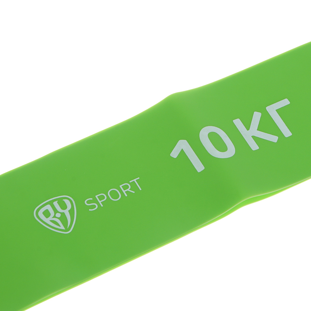 Фитнес-резинка тм BY SPORT, 10кг, 30х5х0,05см, латекс, арт.№ 093-038