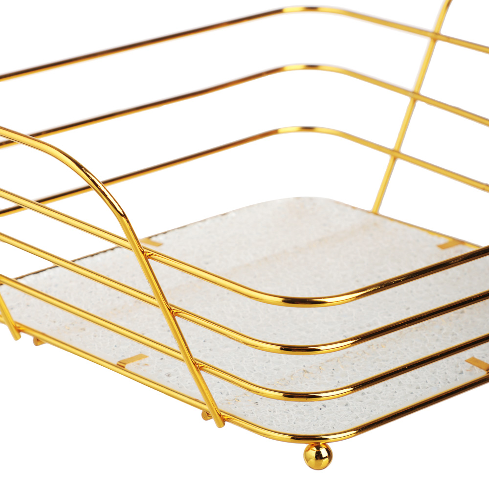 SATOSHI Кантри Корзина для фруктов 27х23х10см, сталь, акрил, арт.№ 827-128