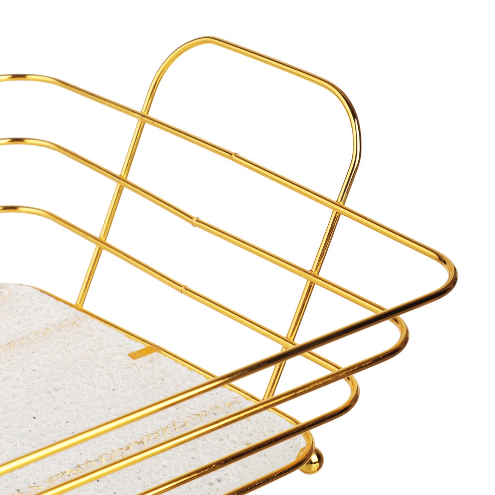 SATOSHI Кантри Корзина для фруктов 27х23х10см, сталь, акрил, арт.№ 827-128