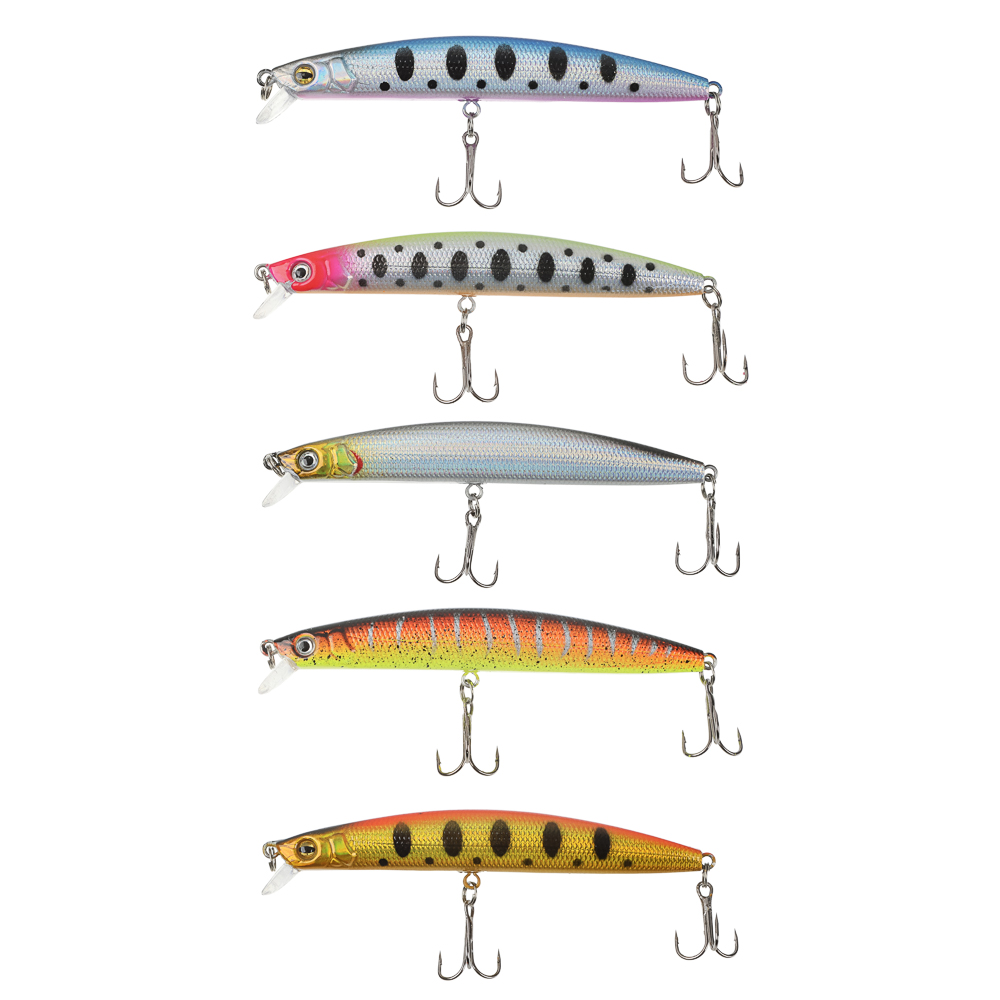 Воблер "Слим Минноу Лонг" тм AZOR FISHING, F, 8,8гр, 107мм, 0,5-1,0м, 5 цветов, арт.№ 145-140