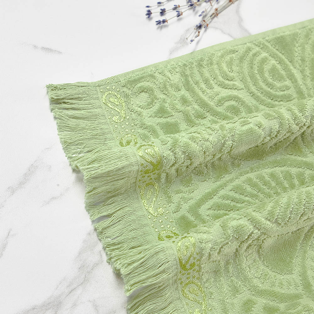 PROVANCE Эвкалипт Полотенце махровое, 100% хлопок, 50х90см, 450гр/м, зеленый, арт.№ 484-159
