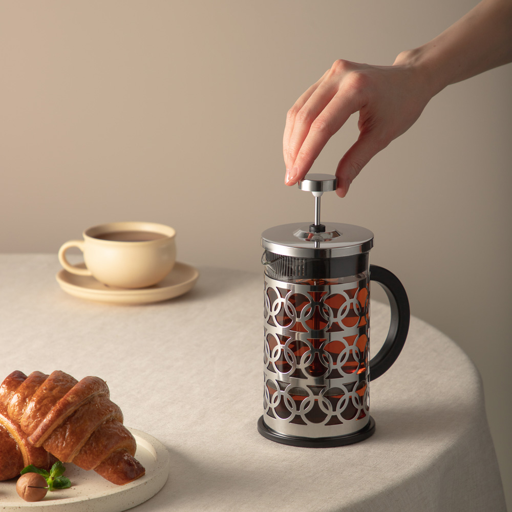 SATOSHI Луар Френч-пресс 600мл, жаропрочное стекло, арт.№ 850-243