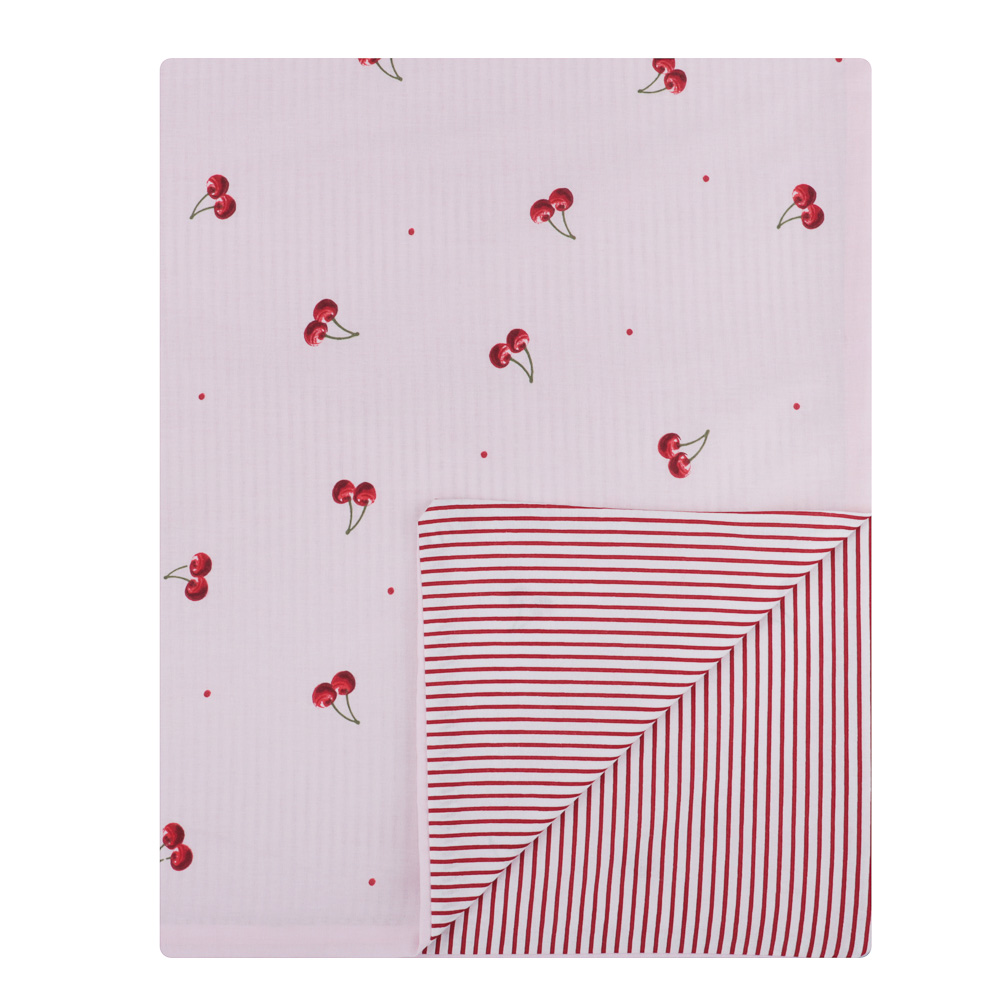 Комплект постельного белья евро (4 предмета) тм PROVANCE Черри 100% хлопок, поплин, 2 дизайна, арт.№ 421-406