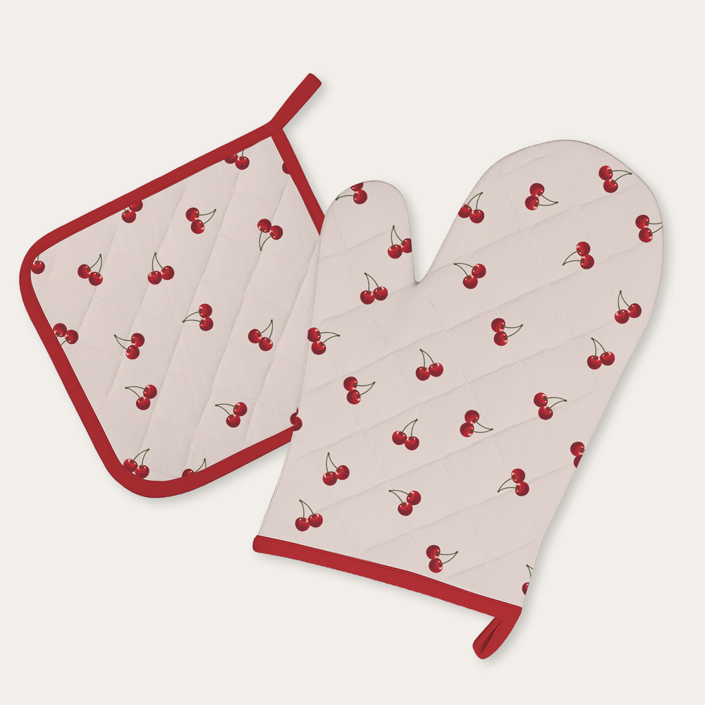 Прихватка тм PROVANCE Черри 18х18см, 100% хлопок, 2 дизайна, арт.№ 493-169