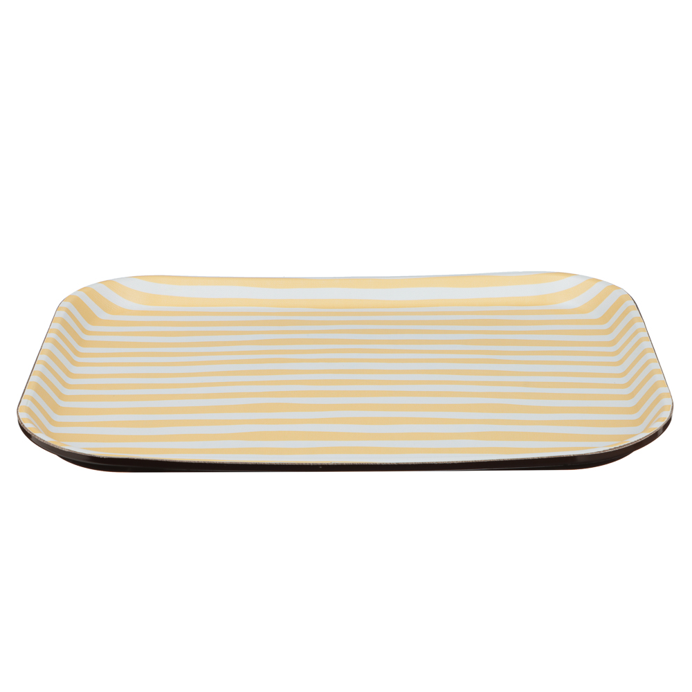 Поднос прямоугольный с антискользящим покрытием тм Vetta Орра, 35х25см, 2 дизайна, арт.№ 862-457