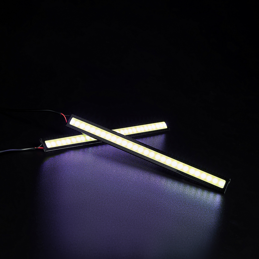 ЕРМАК Дневные ходовые огни, LED 6шт., пласт. корп., 155мм, 12V, белый, 2шт., арт.№ 702-104