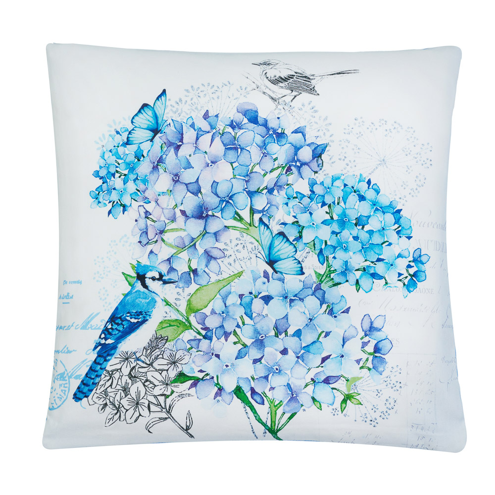 PROVANCE Гортензия Чехол для подушки 40х40см, 100% хлопок, арт.№ 488-080