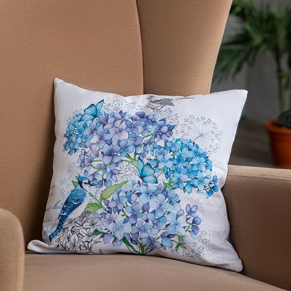 PROVANCE Гортензия Чехол для подушки 40х40см, 100% хлопок, арт.№ 488-080