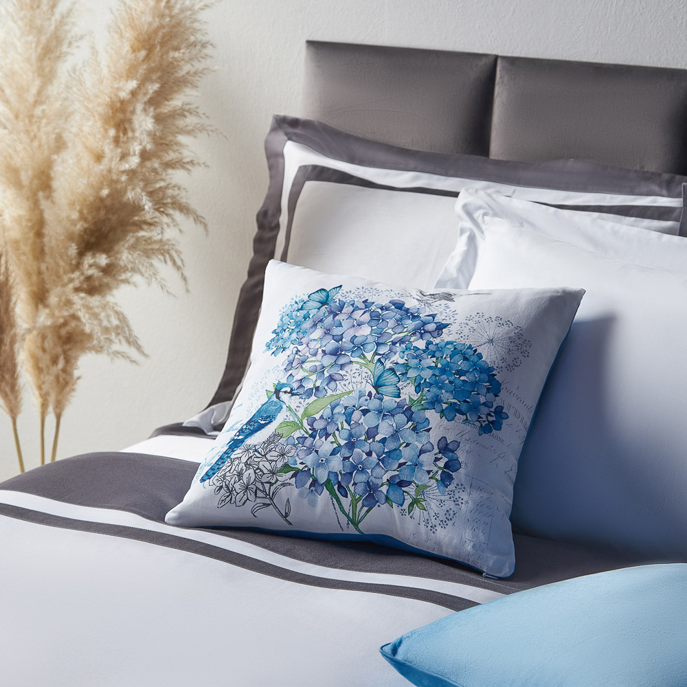 PROVANCE Гортензия Чехол для подушки 40х40см, 100% хлопок, арт.№ 488-080