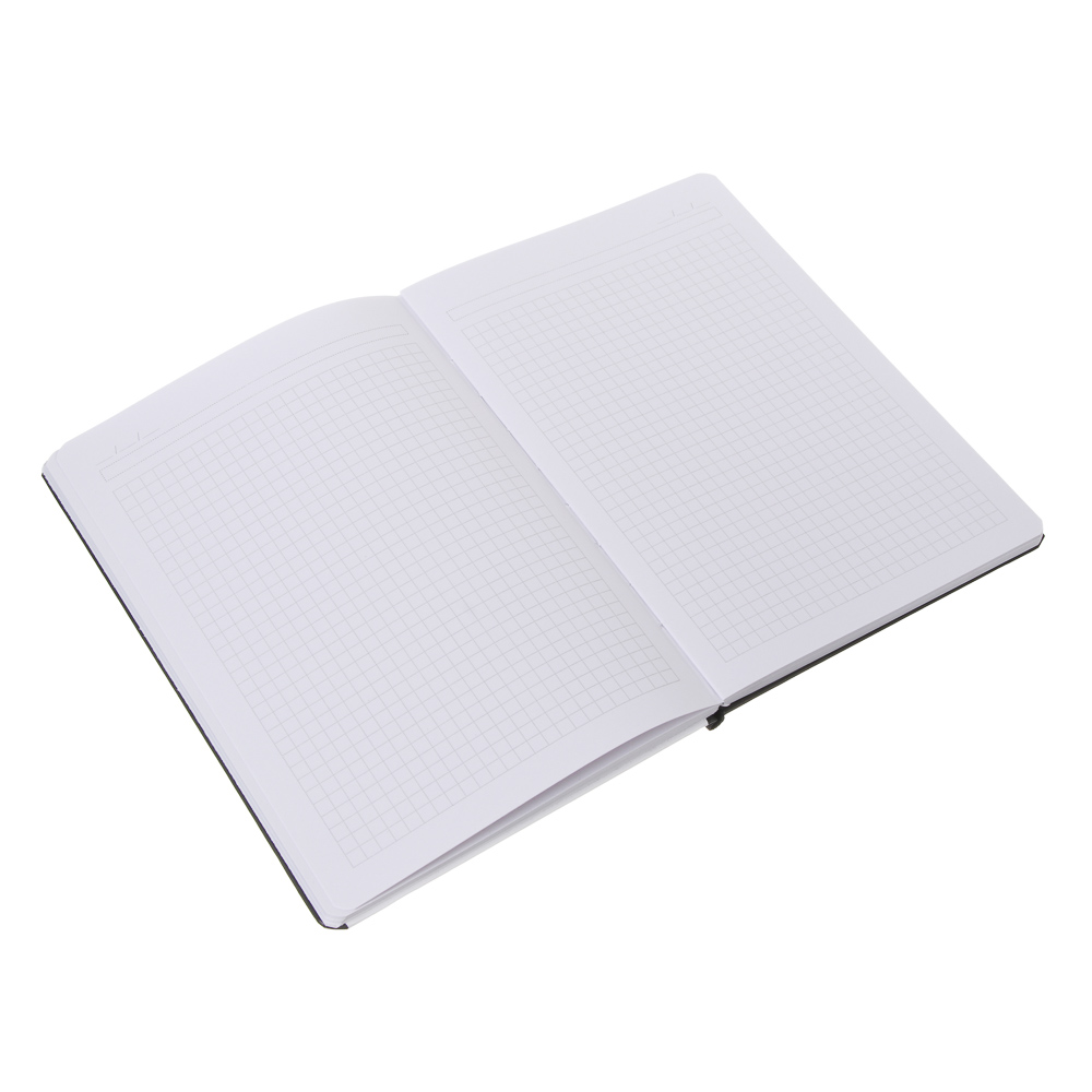 Записная книжка на резинке А5, 14,5×21см, 80 листов, "Black&White", 4 вида, арт.№ 557-155