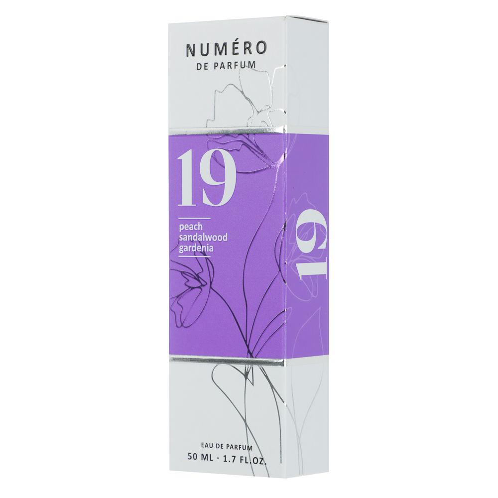Парфюмерная вода женская тм UNIQUE numero de Parfum 19, 50 мл, арт.№ 313-369